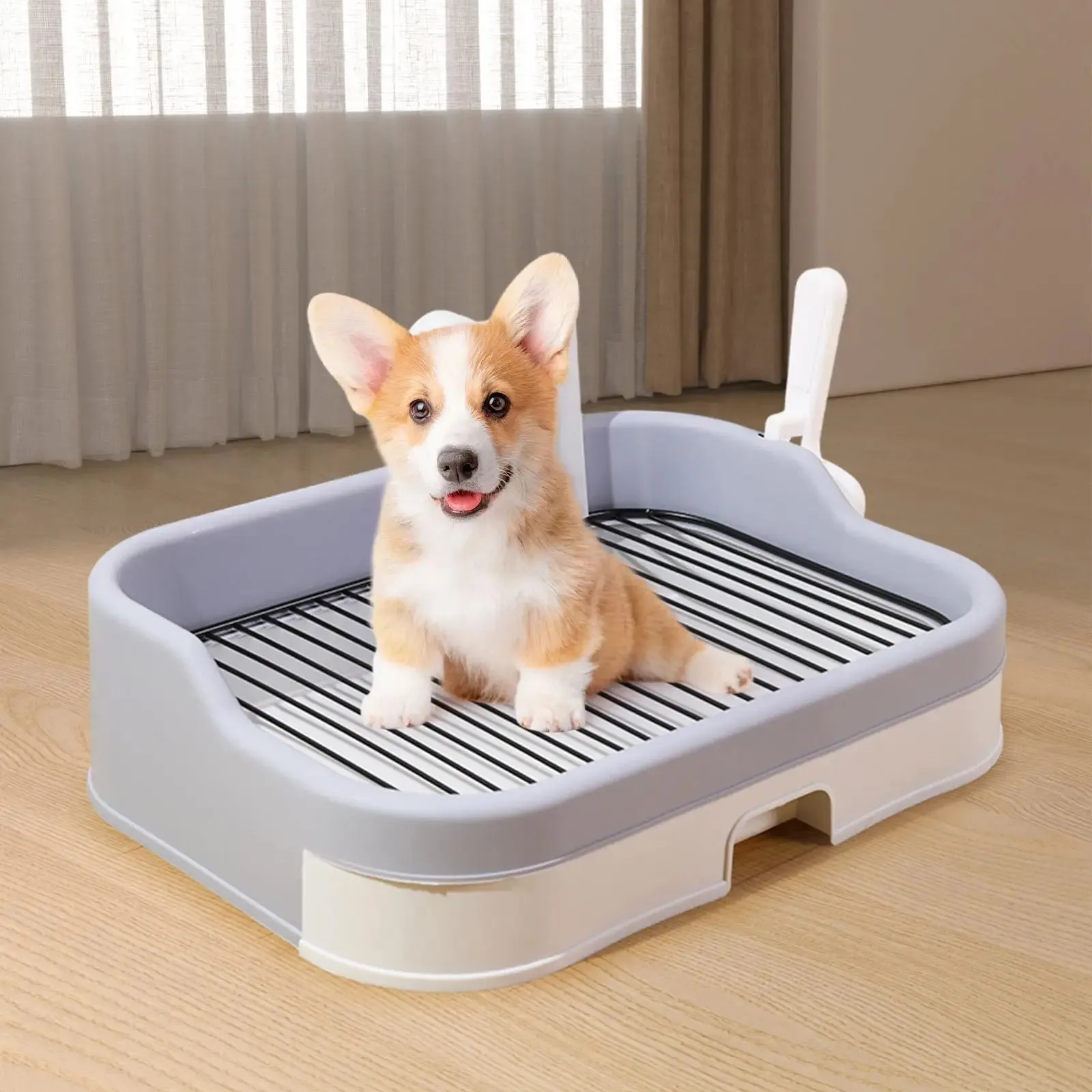 Dog Toilet Dog Potty Pan Pet Accessories Cleaning Tool Reusable Portable Easy to Clean Puppy Training Potty Tray Dog Potty Tray