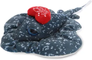 DolliBu I Love You Valentine Plush Grey Spotted Ray - Cute Stuffed Animal with Red Heart and Name Personalization Gift for Valentines Day, Birthday, Anniversary - 18.5 Inches