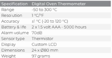 DOT - DIGITAL OVEN THERMOMETER