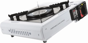 Double Burner Camping Stove Propane Outdoor Barbecue Multi-Function Gas