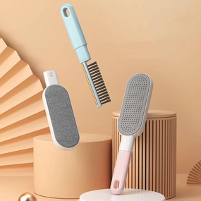 Double-Sided Pet Hair Remover Brush - Effective Dust and Hair Removal for Couch, Car, Laundry, and Furniture, Dog & Cat Hair Remover Tool