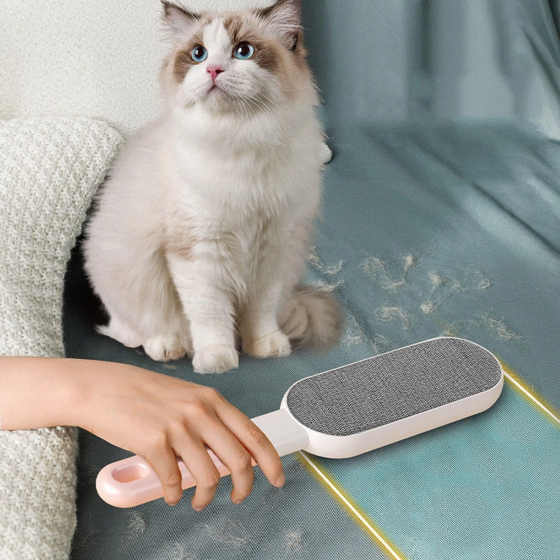 Double-Sided Pet Hair Remover Brush - Effective Dust and Hair Removal for Couch, Car, Laundry, and Furniture, Dog & Cat Hair Remover Tool