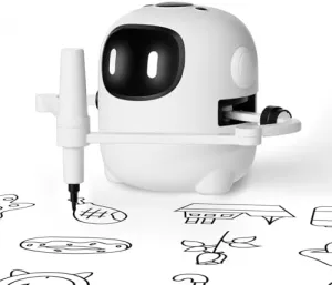 Drawing Robot for Kids with 150 Cards, Voice Interactive Educational Drawing Machine, Montessori Painting Learning Toys for 3 4 5 6 7 8 Year Old Boys Girls Birthday Party
