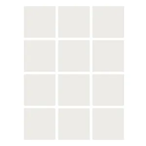 Dry Erase Stickables with Dry Erase Marker, White, 3" x 3", 12 Per Pack, 4 Packs