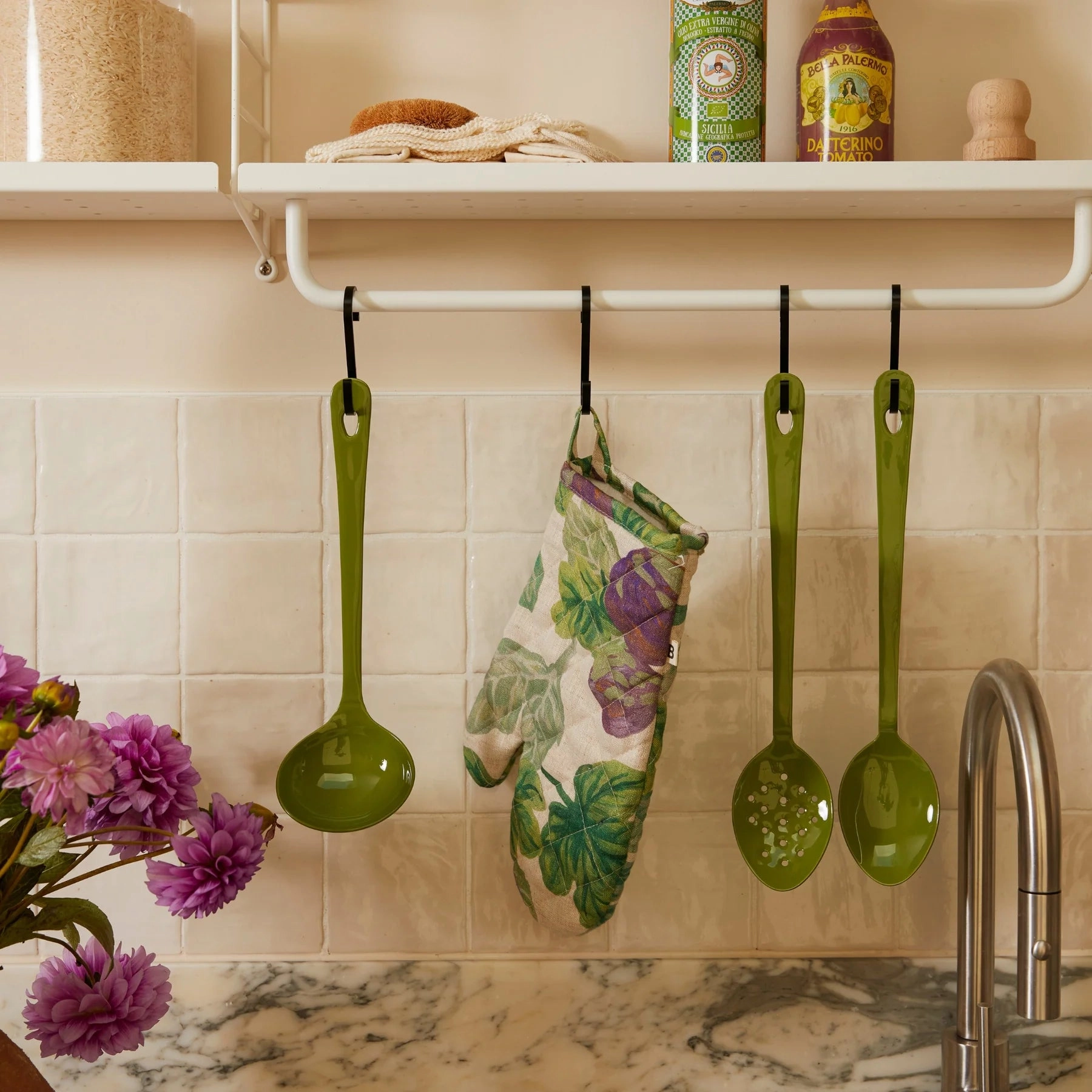 ENAMEL KITCHEN SET | Sage
