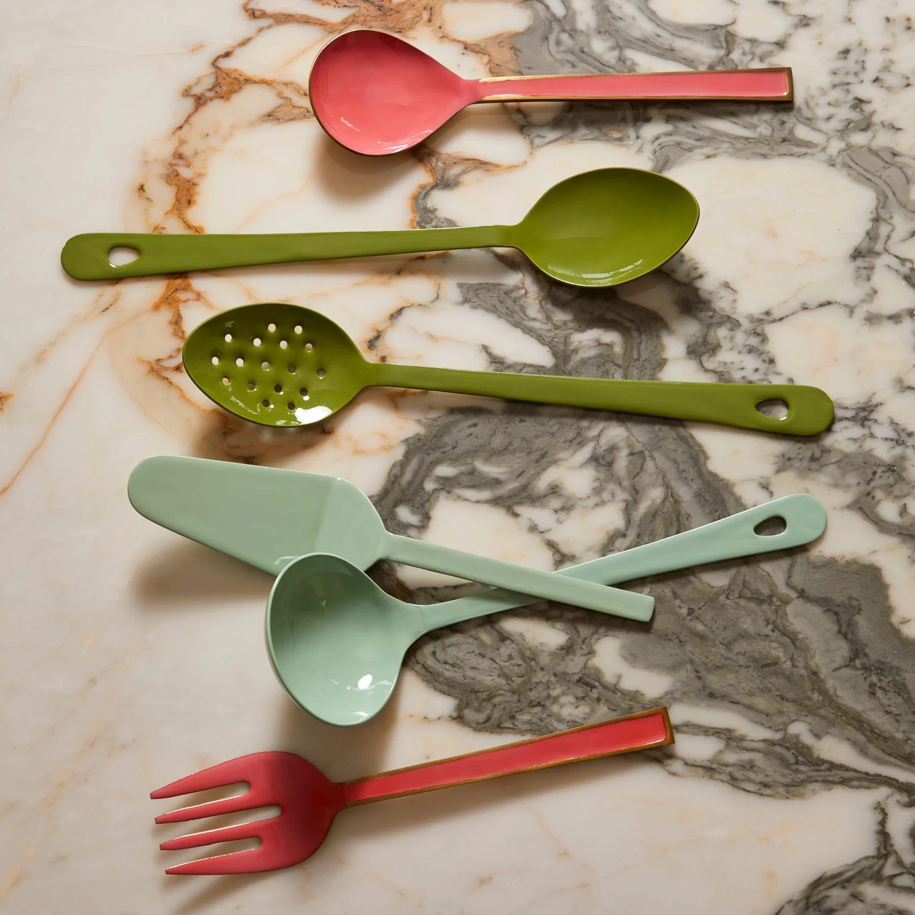 ENAMEL KITCHEN SET | Sage