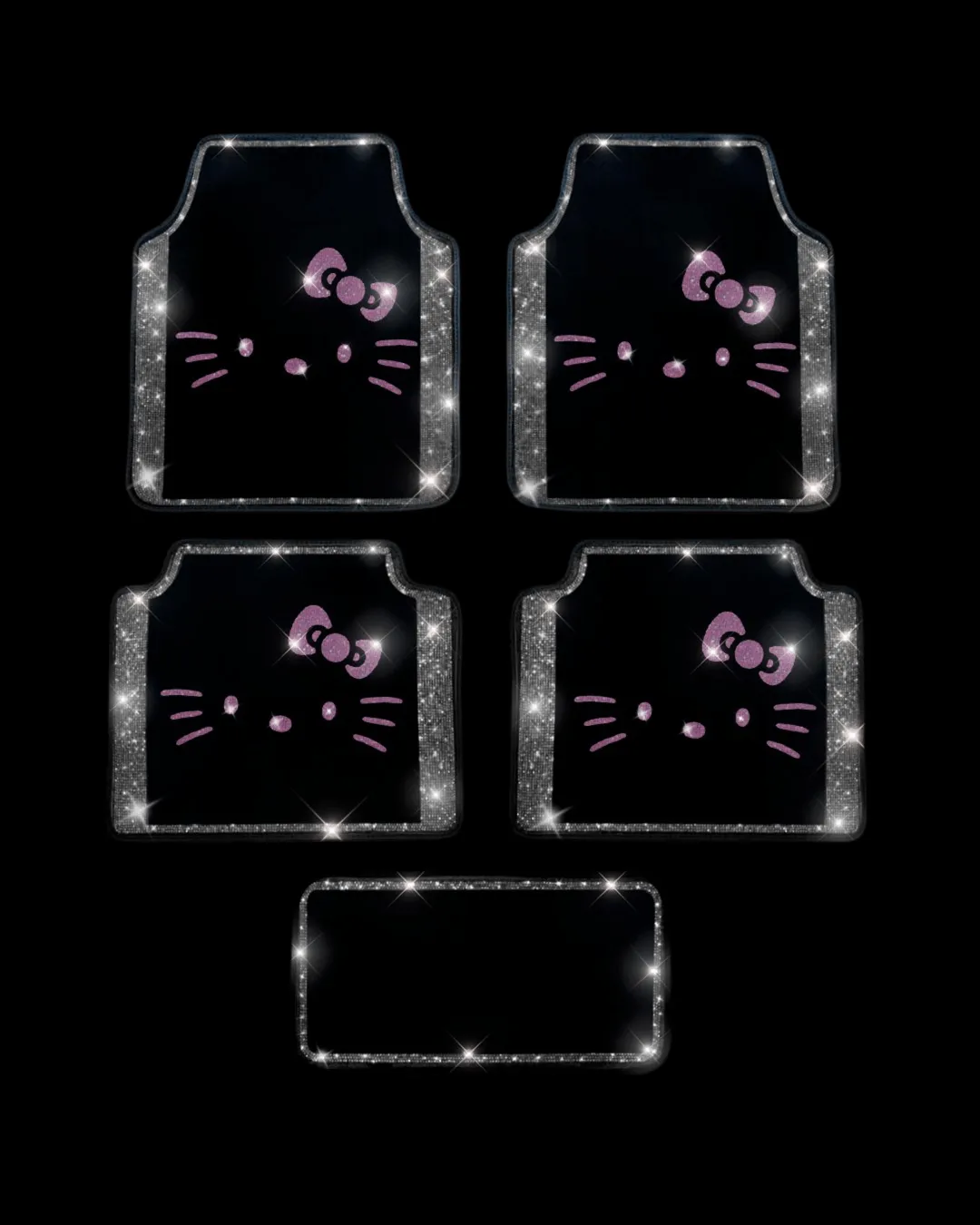 EXTRA BLING LUXURY SPARK MATS KITTY COLORFUL