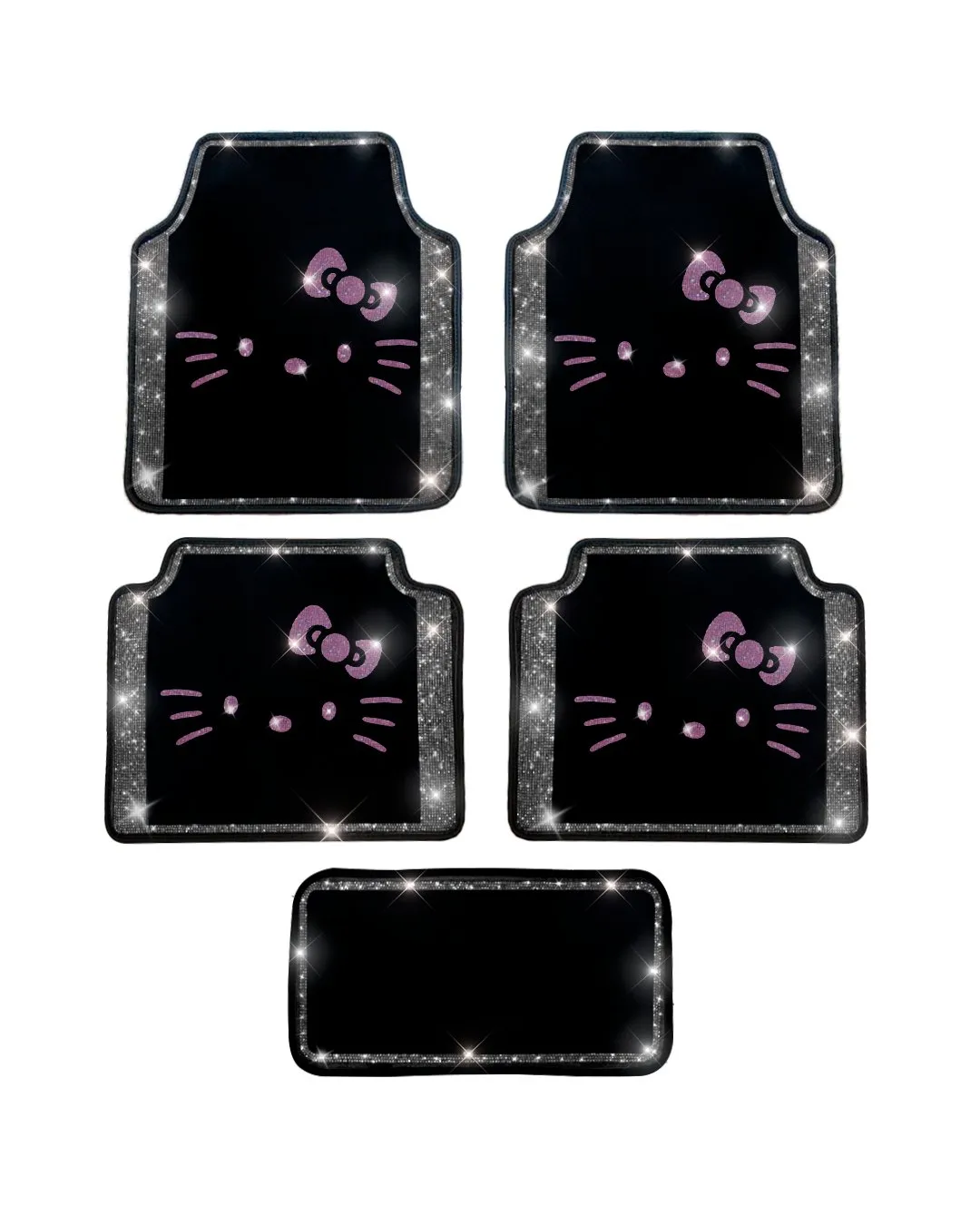 EXTRA BLING LUXURY SPARK MATS KITTY COLORFUL