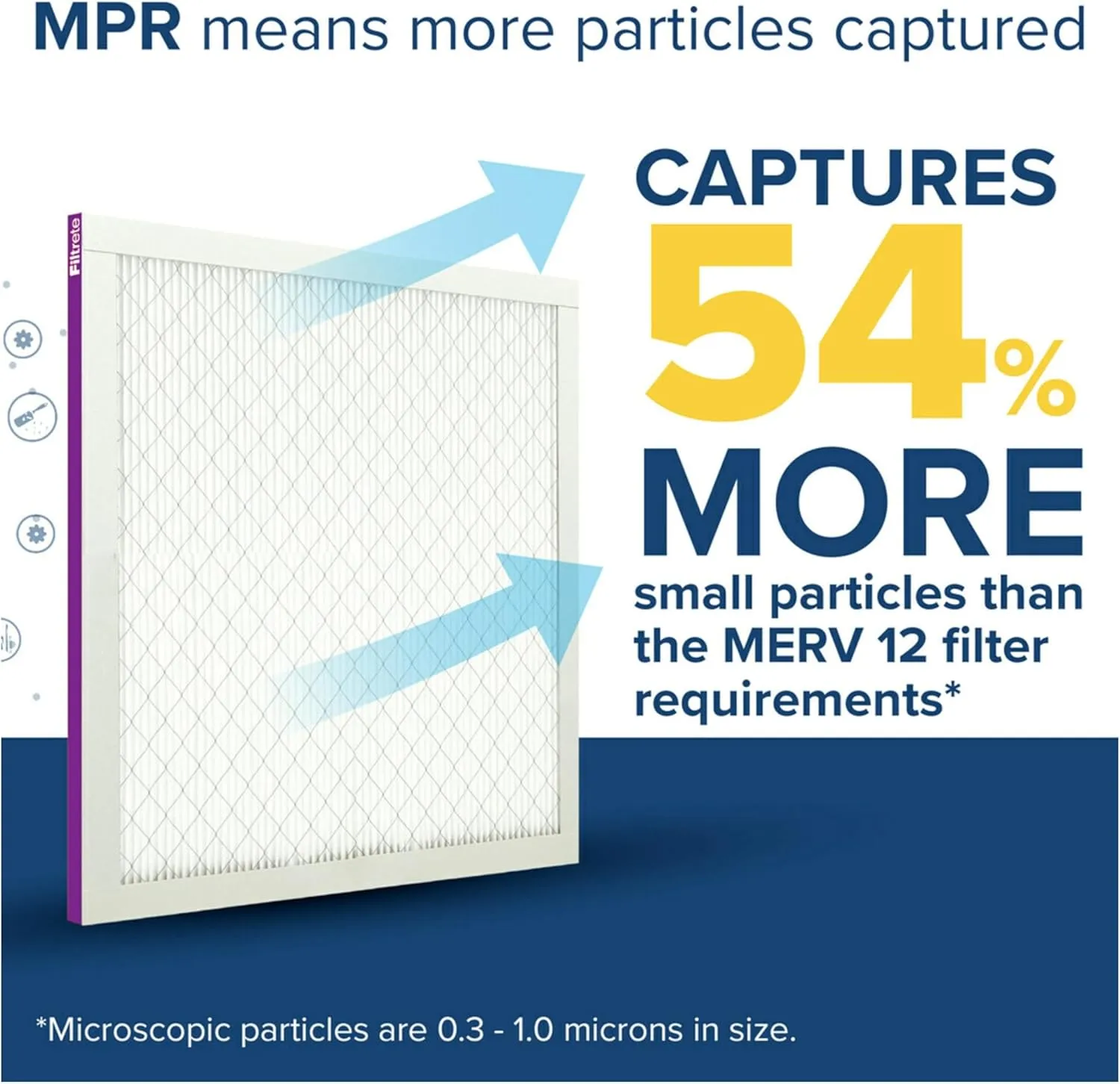 Filtrete 14x25x1 AC Furnace Air Filter, MERV 12, MPR 1500, CERTIFIED asthma & allergy friendly, 3 Month Pleated 1-Inch Electrostatic Air Cleaning Filter, 4-Pack (Actual Size 13.81x24.81x0.78 in)