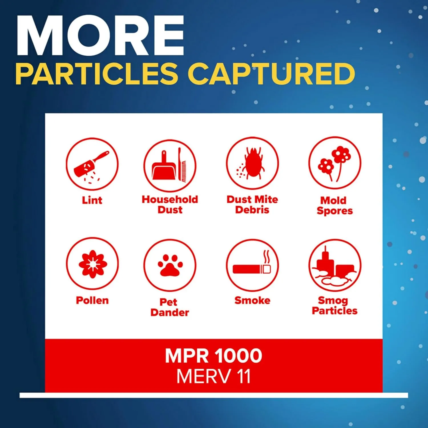 Filtrete Micro Allergen Reduction Filters 9800-4pk, 16 in x 20 in x 1 in (40.6 cm x 50.8 cm x 2.5 cm)