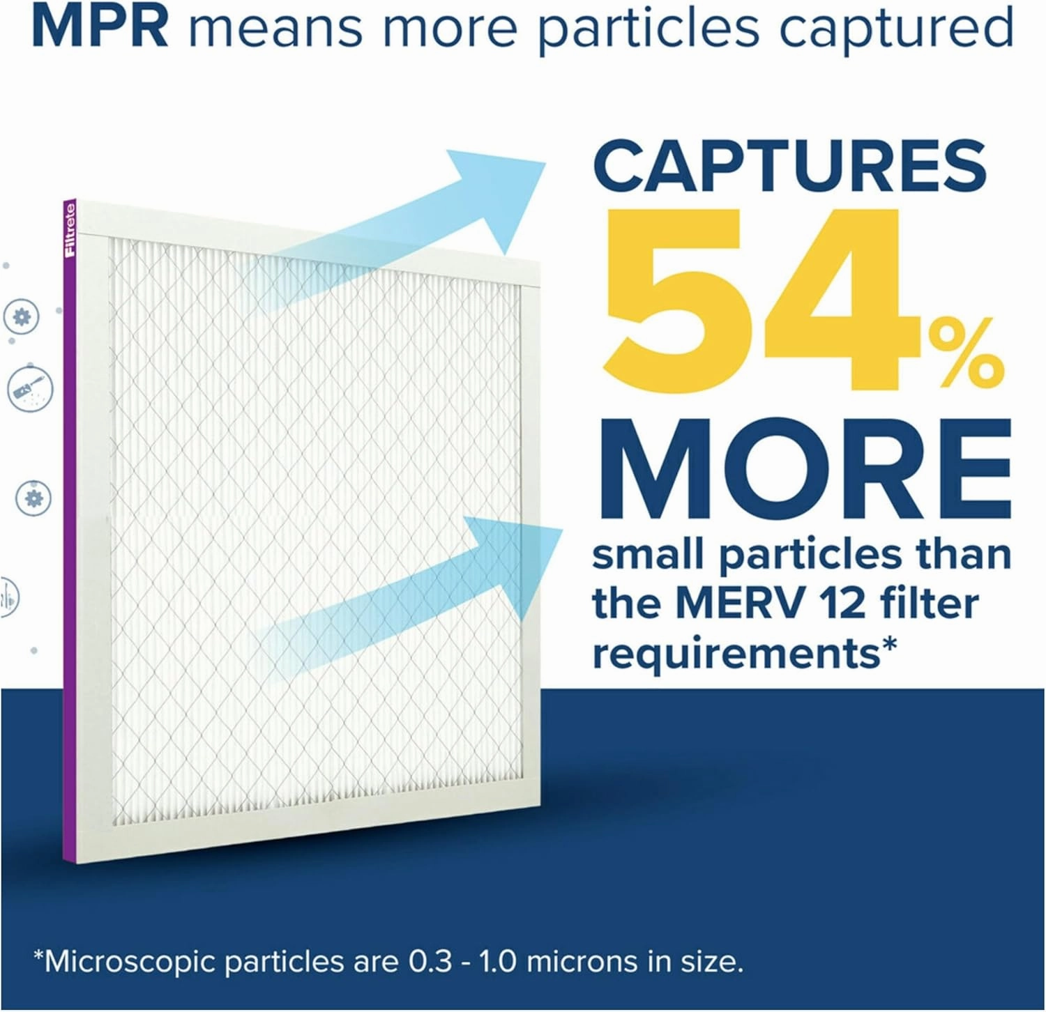 Filtrete 14x20x1 AC Furnace Air Filter, MERV 12, MPR 1500, CERTIFIED asthma & allergy friendly, 3 Month Pleated 1-Inch Electrostatic Air Cleaning Filter, 4-Pack (Actual Size 13.81x19.81x0.78 in)