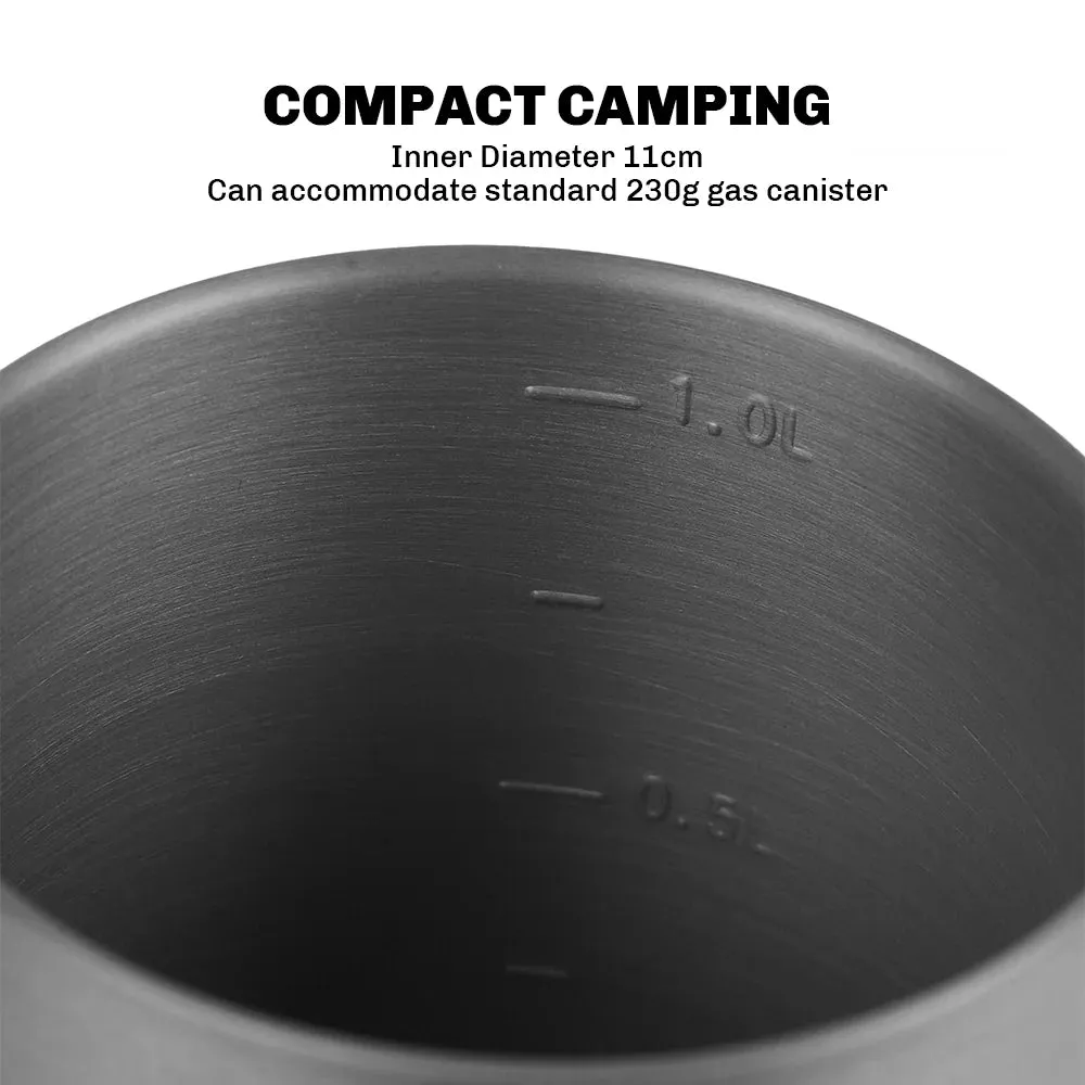 FIRE-MAPLE FMC-XK6 Heat Exchanger Pot – Lightweight & Efficient Camping Cookware