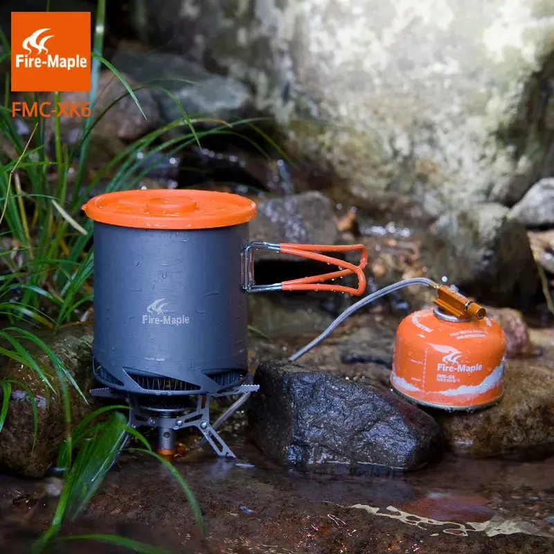 FIRE-MAPLE FMC-XK6 Heat Exchanger Pot – Lightweight & Efficient Camping Cookware