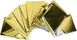 First Aid Blanket 5PCS Thermal Sheet for Emergency and Survival Emergency Blanket MylarlBlankets for Camping Hiking