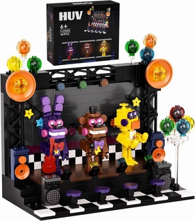 Five Nights Monster Stage Building Kit, Horror Game Model for Fans Adults Kids(467PCS)