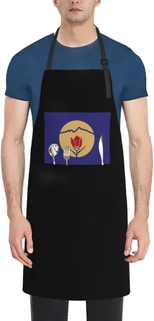 Flag of Kukës Aprons With Pockets Waterproof Work Apron Creative Gifts