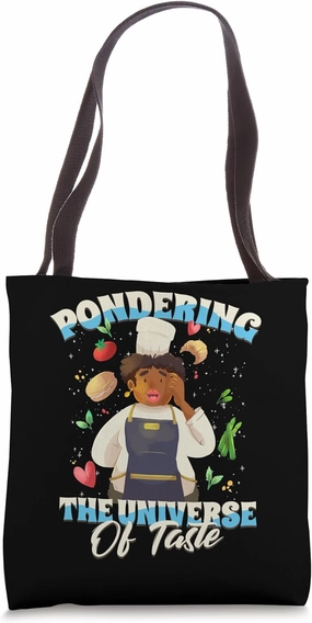 Flavor Reflections: Fusion Philosopher Design Tote Bag
