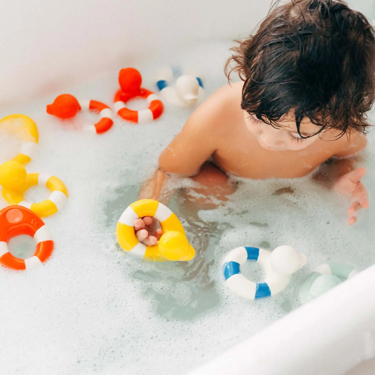 Flo the Floatie Yellow Bath Toy