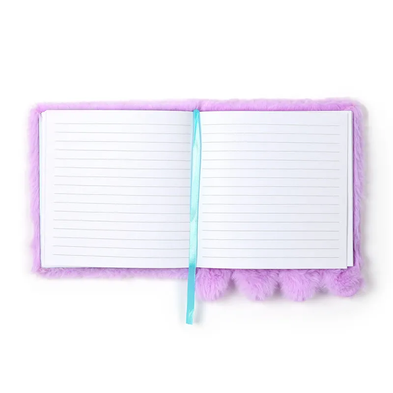 Fluffy Plush Notebook - Adoramals Octopus