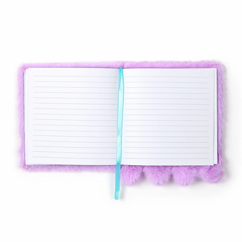 Fluffy Plush Notebook - Adoramals Octopus