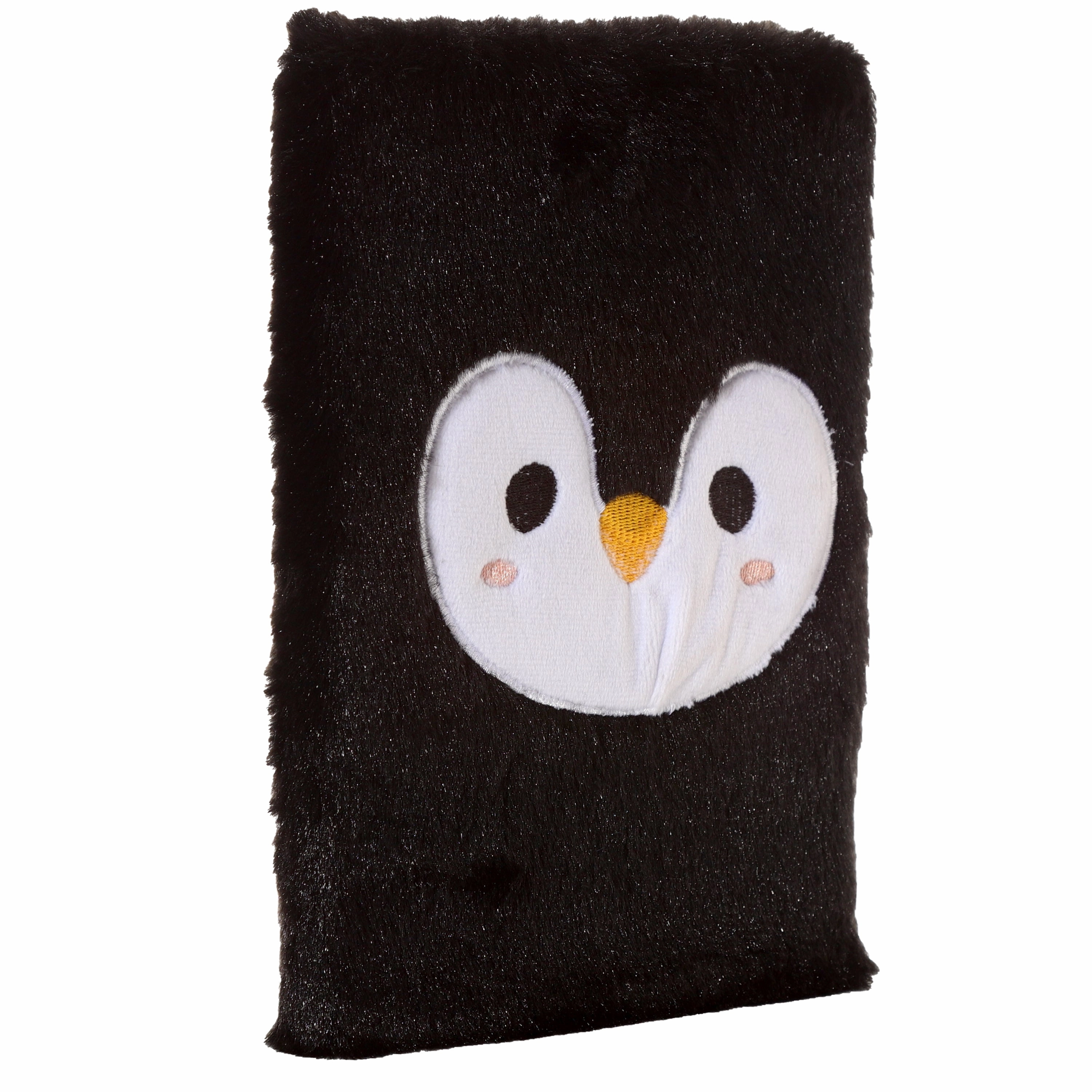 Fluffy Plush Notebook - Adoramals Penguin