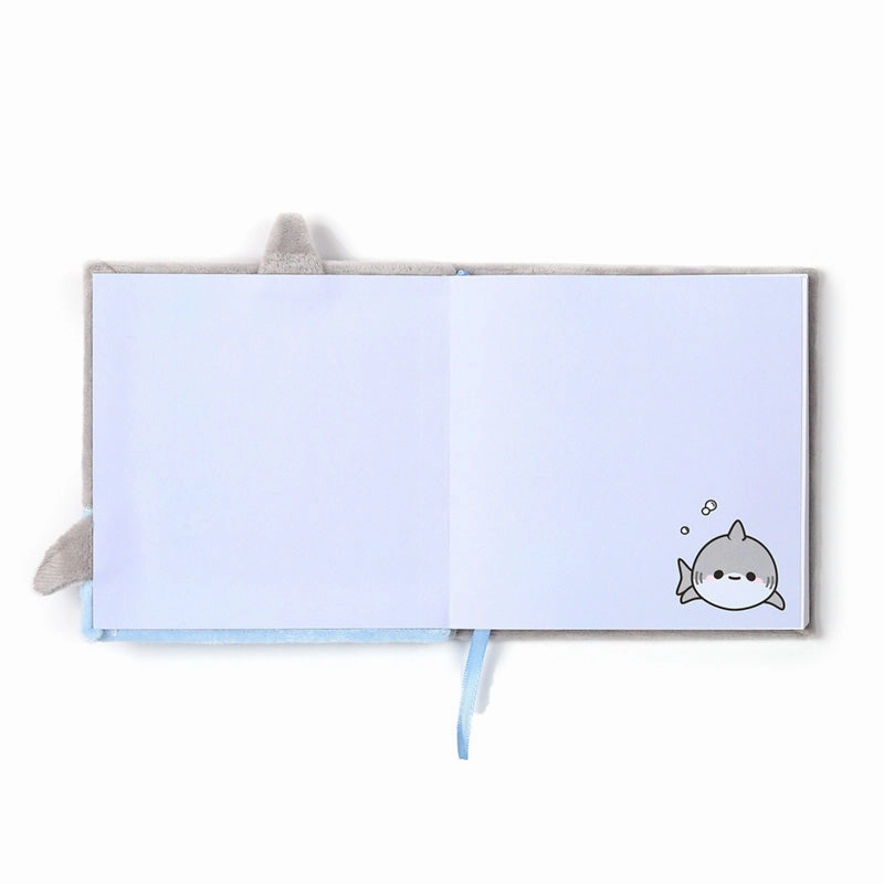 Fluffy Plush Notebook - Adoramals Shark