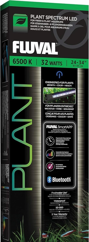 Fluval Plant 3.0 LED Planted Aquarium Lighting, 32 Watts, 24-34 Inches