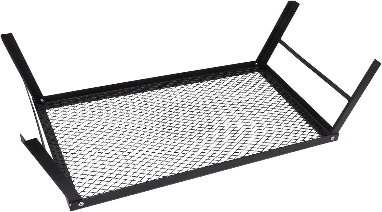 Folding Campfire Grill Lightweight Even Heating Grill for Camping Hiking Picnics Iron (Standard)