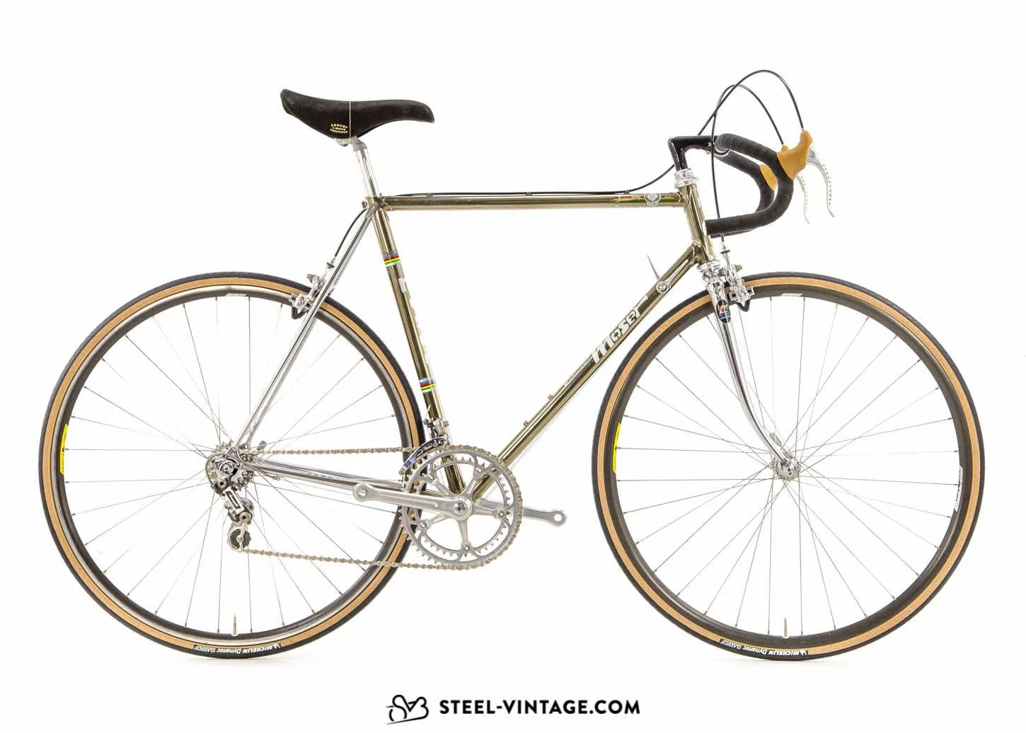 Francesco Moser Prestige Cromovelato Road Bike 1980s