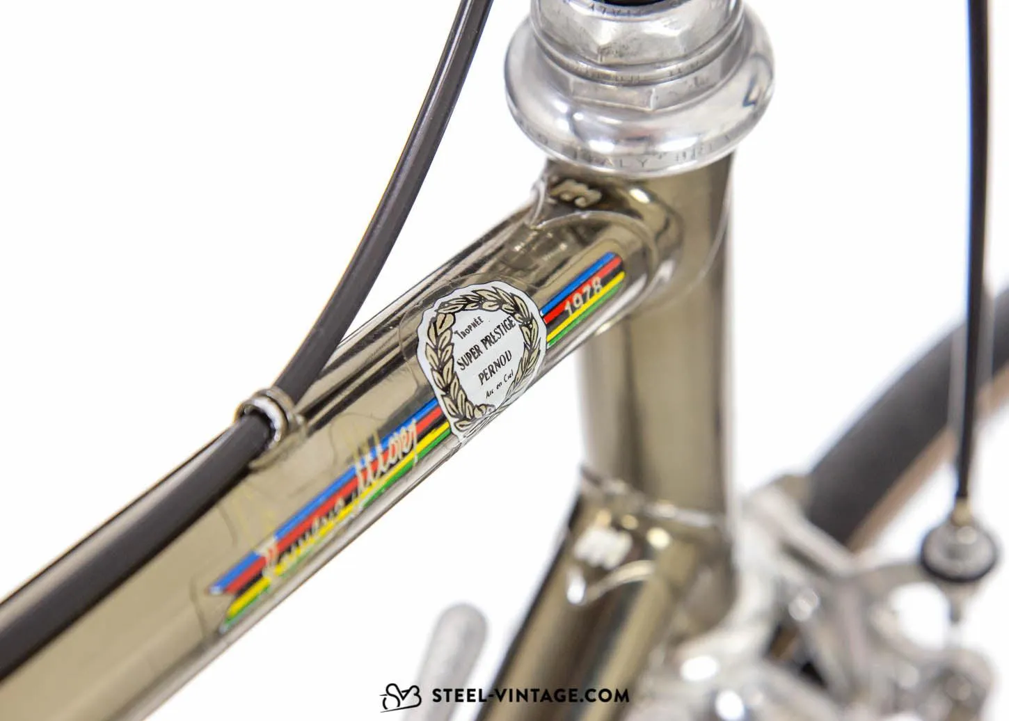 Francesco Moser Prestige Cromovelato Road Bike 1980s
