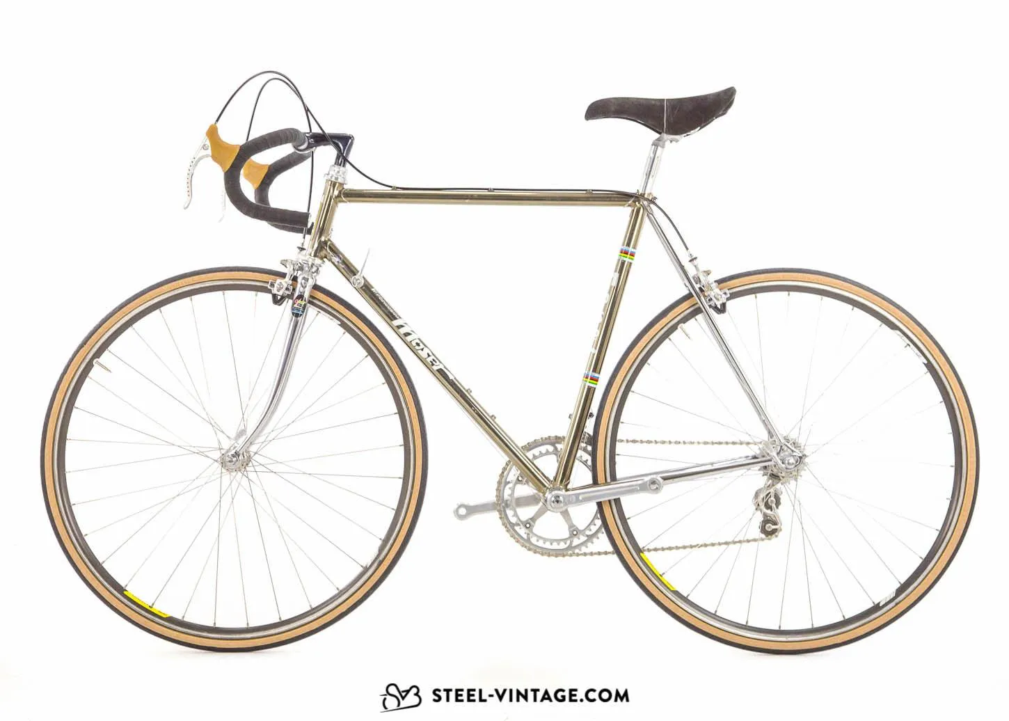 Francesco Moser Prestige Cromovelato Road Bike 1980s