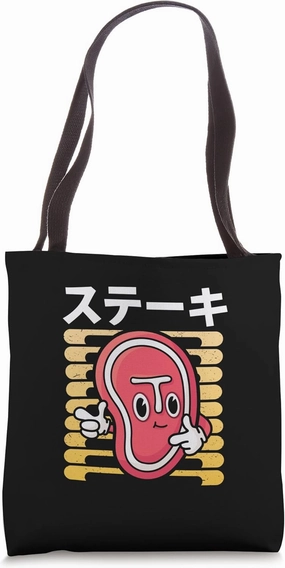 Freshly T-bone Steak Meat Food Beef Steak Tote Bag