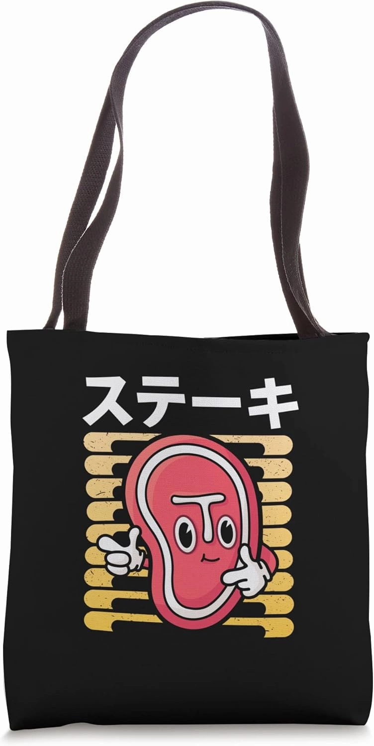 Freshly T-bone Steak Meat Food Beef Steak Tote Bag