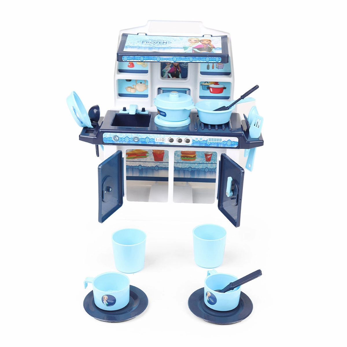 Frozen - My Home Kitchen Set | Kids Kitchen Set | Role Play Set | Pretend Play Kitchen Accessories Set | Cooking set | Miniature Household Set | For Kids age 3  years