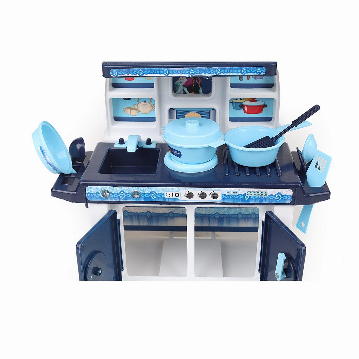 Frozen - My Home Kitchen Set | Kids Kitchen Set | Role Play Set | Pretend Play Kitchen Accessories Set | Cooking set | Miniature Household Set | For Kids age 3  years