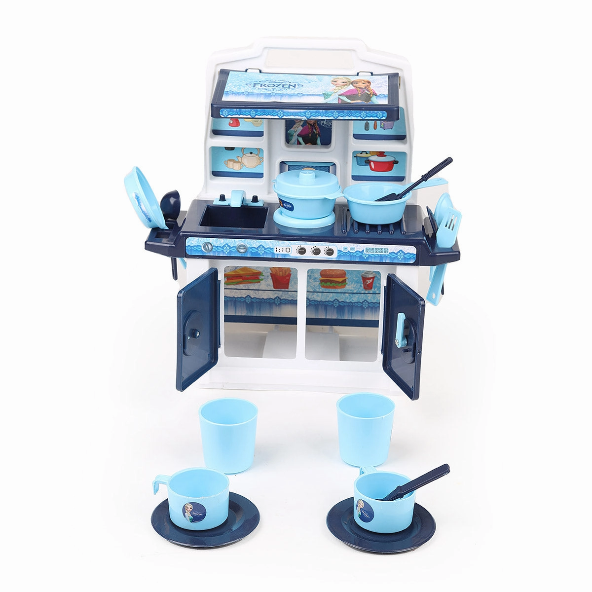 Frozen - My Home Kitchen Set | Kids Kitchen Set | Role Play Set | Pretend Play Kitchen Accessories Set | Cooking set | Miniature Household Set | For Kids age 3  years