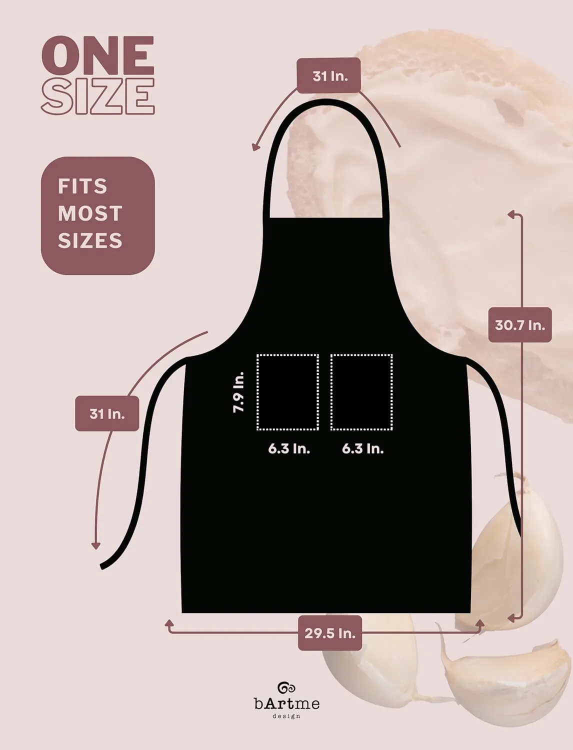 Funny Cooking Apron - Pockets - Kitchen Gift - Dad, Grandpa, Mom, Friends - Cotton Grilling Chef - Unisex