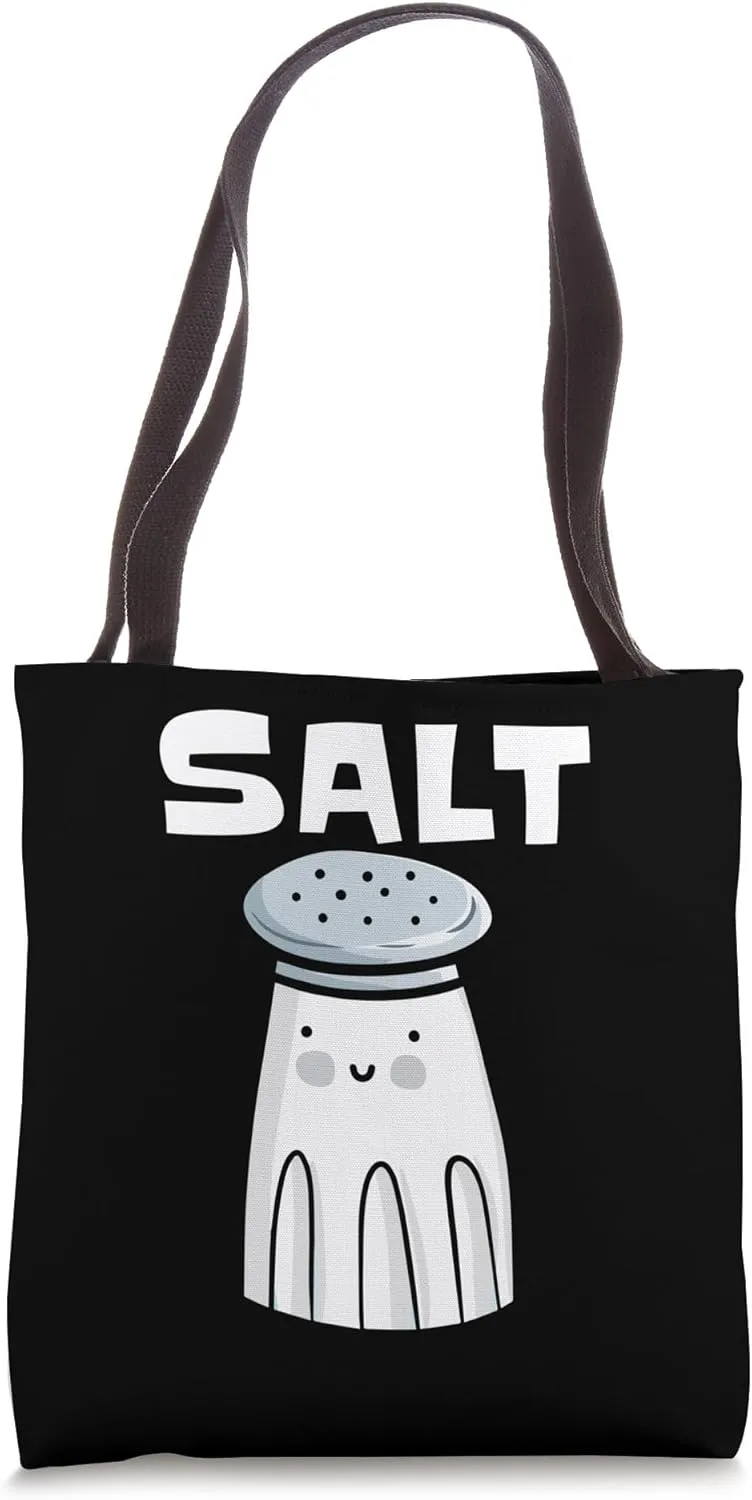Funny Salt Cellar | Condiments Spices | Cooking Tote Bag