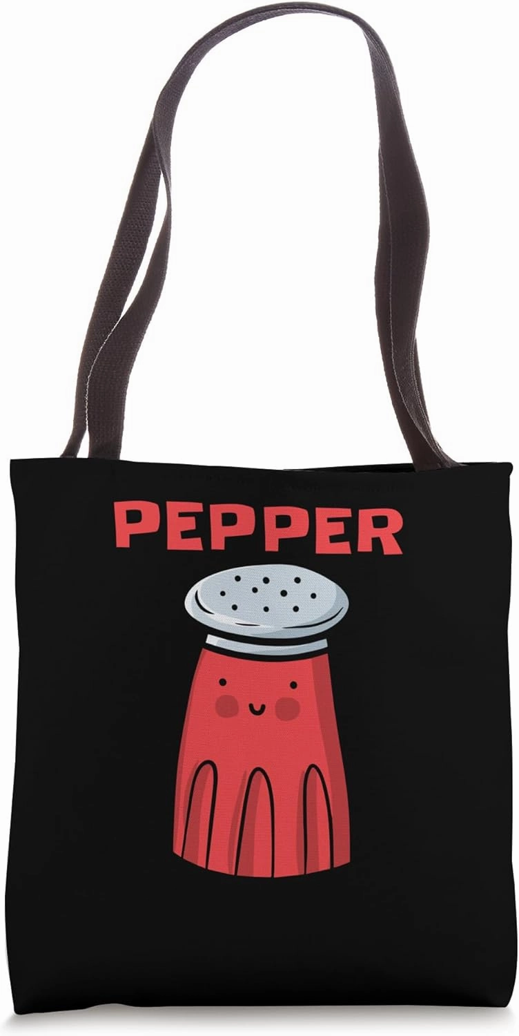 Funny Pepper Cellar | Condiments Spices | Cooking Tote Bag