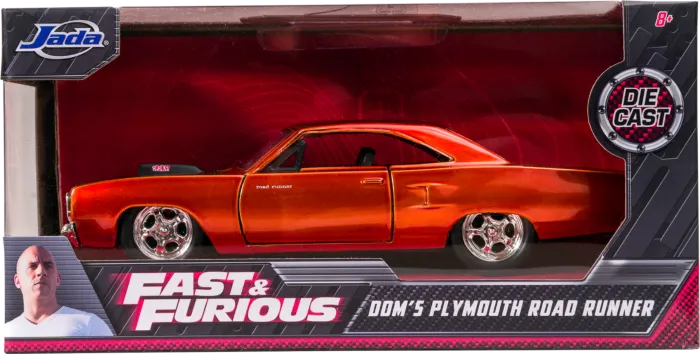 Furious 7 - Dom’s 1970 Plymouth Road Runner 1/32 Scale Metals Die-Cast Vehicle*