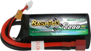 Gens ace 3S LiPo Battery 11.1V 2200mAh 35C Soft Case Pack with Deans Plug for 70MM EDF Rc Plane 450 Helicopter Rc Boat