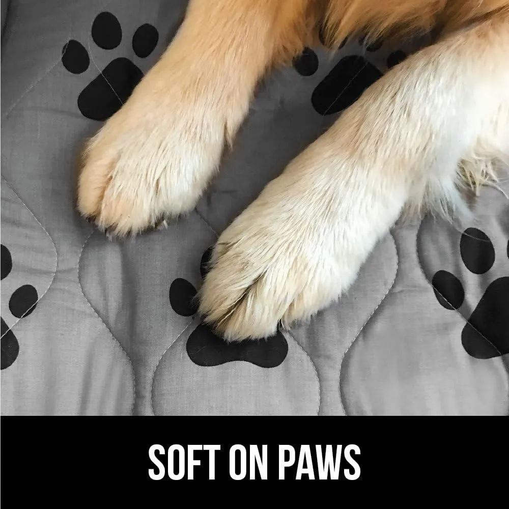 GORILLA GRIP Washable Puppy Pads, Slip Resistant Dog Crate Mat, Waterproof Cloth Pee Pad for Training Puppies in Playpen, Reusable Pet Incontinence Blanket, Protects Sofa, Furniture, 22x16 Pack of 2