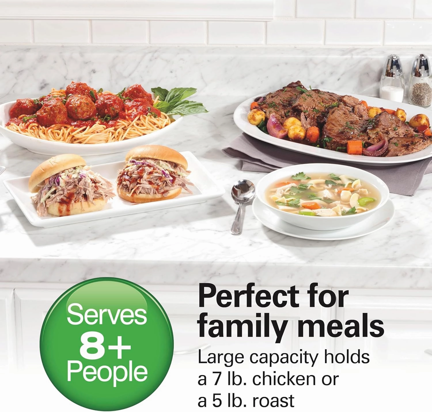 Hamilton Beach Portable 7 Quart Programmable Slow Cooker with Three Temperature Settings, Lid Latch Strap for Easy Travel, Dishwasher Safe Crock, Black (33474G)