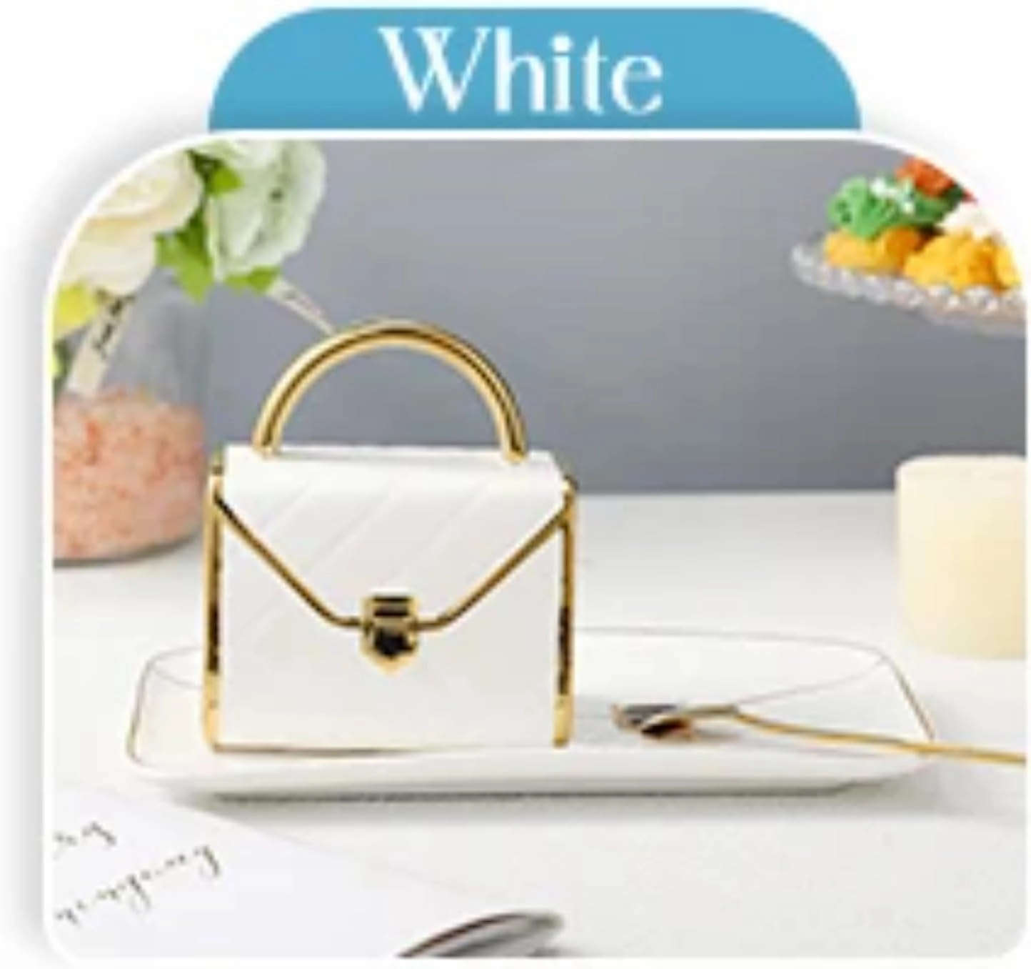 Handbag Shaped Coffee Mug Creative Ceramic Elegant Coffee Cup Set with Spoon and Saucer Unusual Dessert Milk Mugs Drinkware Gift