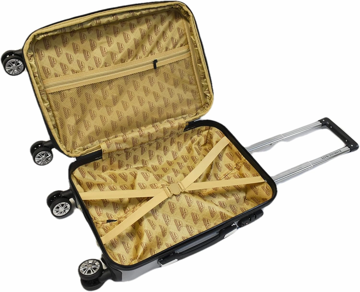 Hardside Expandable Luggage with Spinner Wheels, Combination Lock (Butterfly)