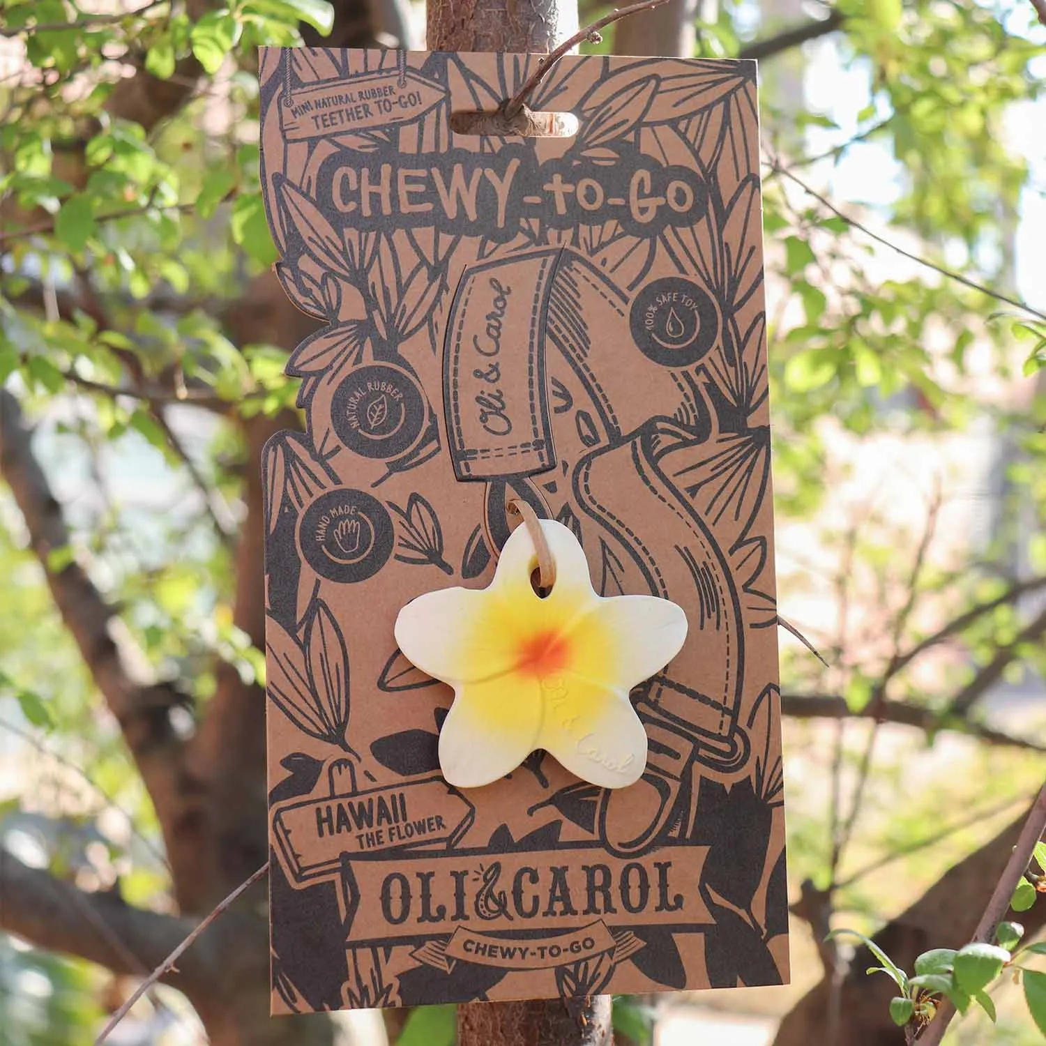 Hawaii Flower Teether by Oli and Carol