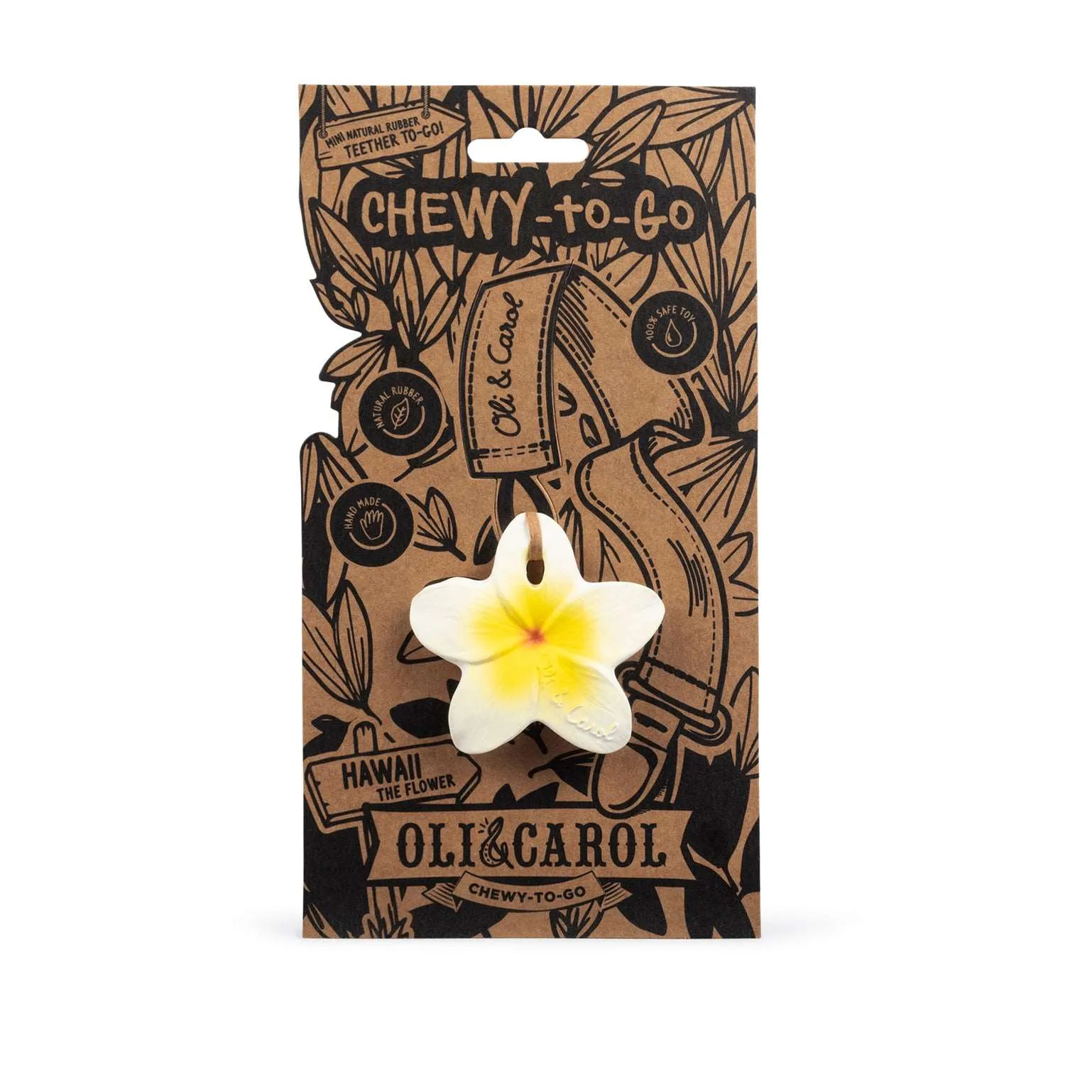Hawaii Flower Teether by Oli and Carol