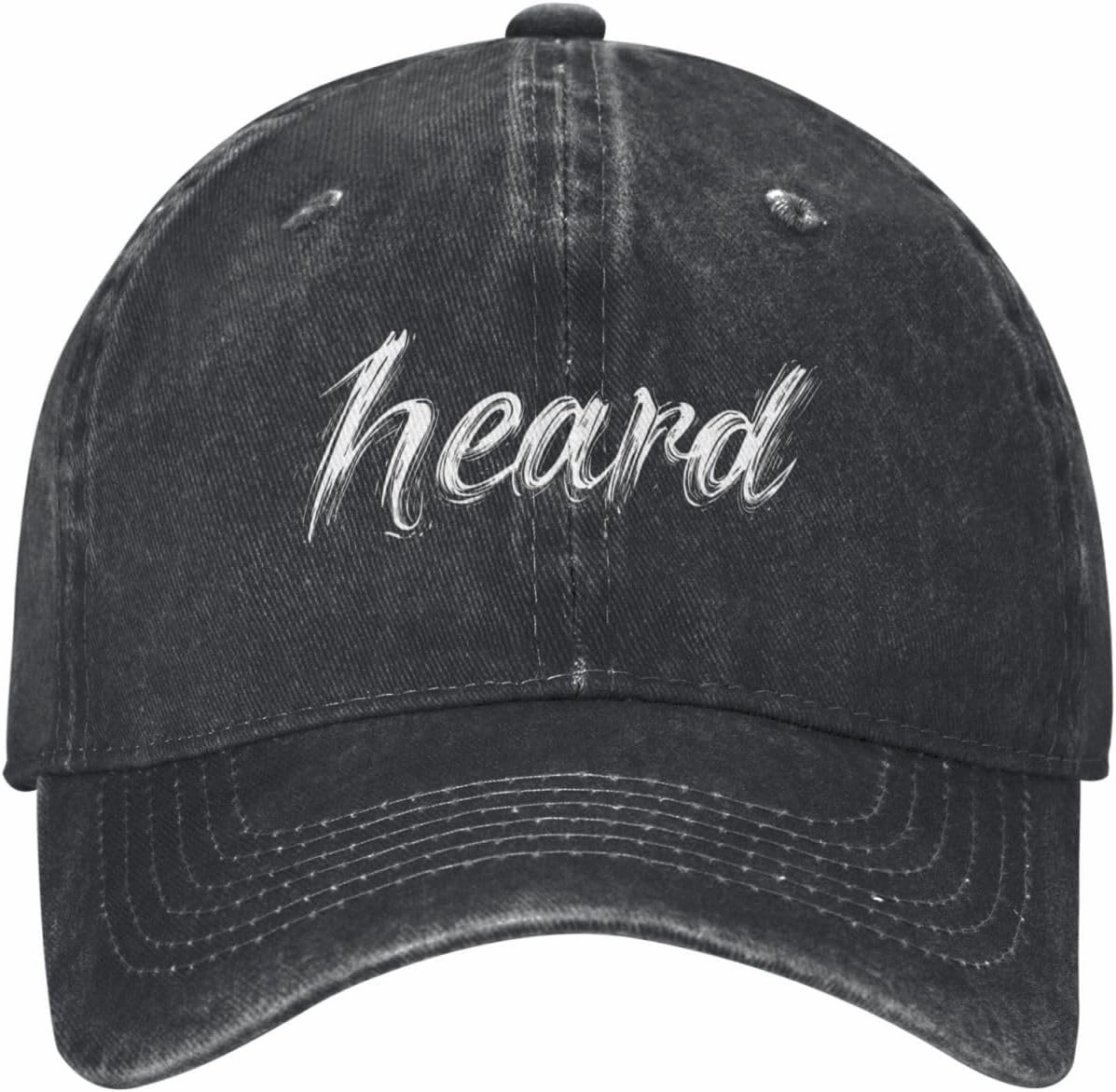 Heard Funny Chef Funny Restaurant Slang Lingo Chef Cooking Hat Baseball Cap Adjustable Dad Hats Gift for Men Women Outdoor Activities Black49