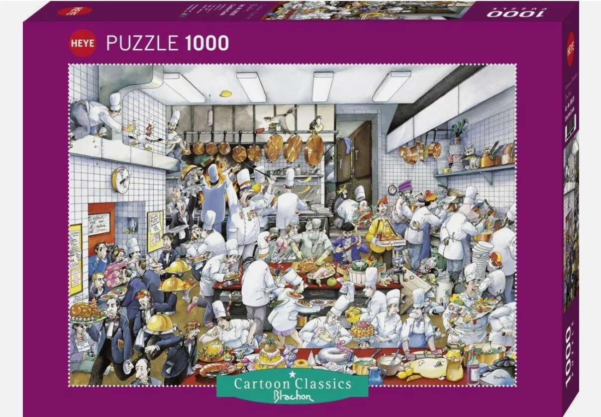 Heye Creative Cooks Classic Jigsaw Puzzle, White