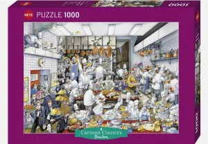Heye Creative Cooks Classic Jigsaw Puzzle, White